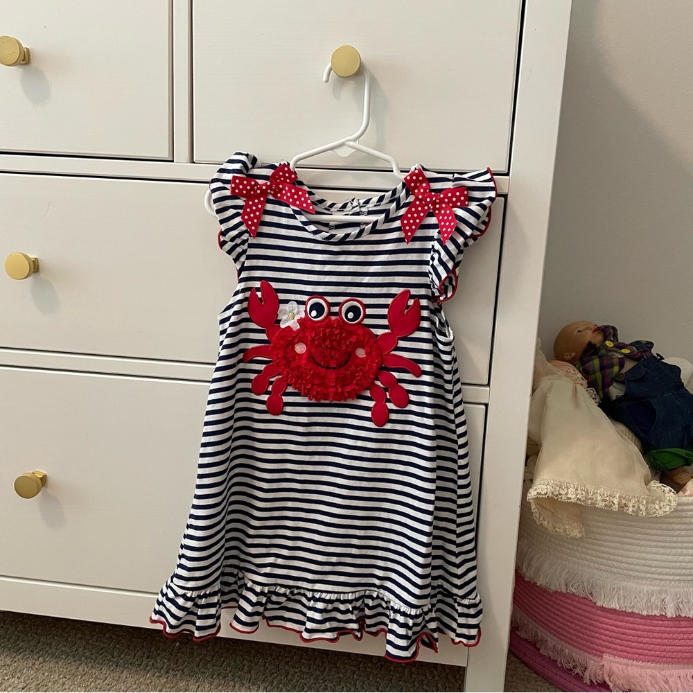 Good lad Striped Crab Dress Size 5 Years